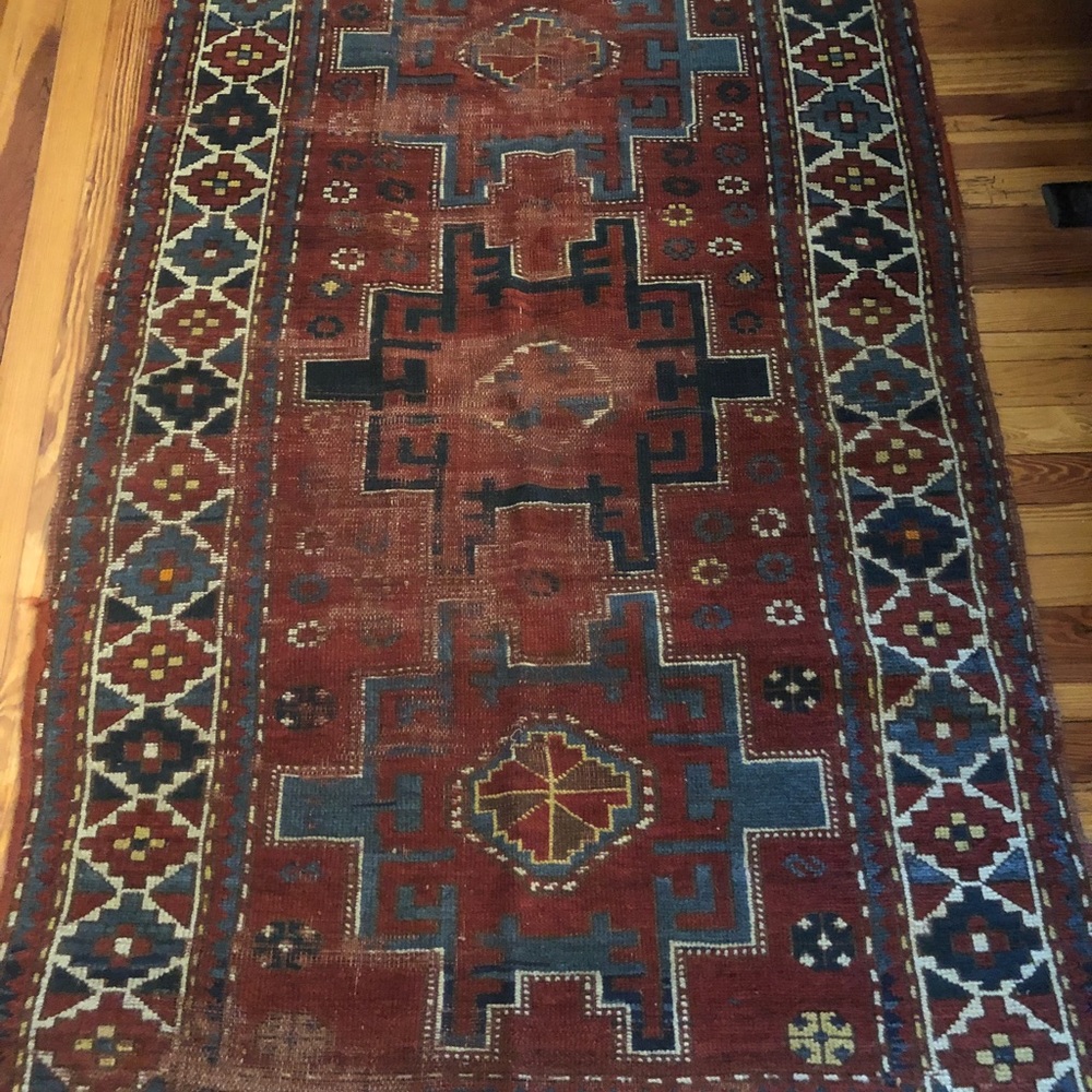 Antique Caucasus Pak Kazak Rug